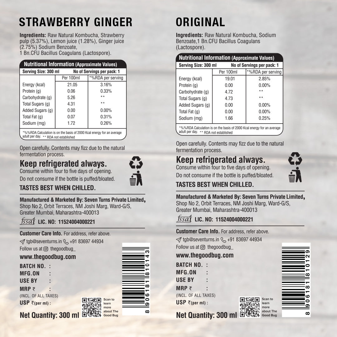Kombucha | Fermented Probiotic Tea